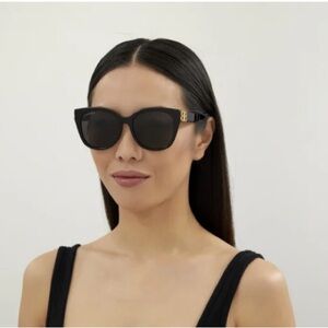 Balenciaga cat eye sunglasses.
